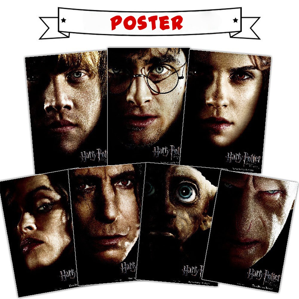 Gaming Accessories Bedroom - Poster Harry Potter Asli Cetakan Seni