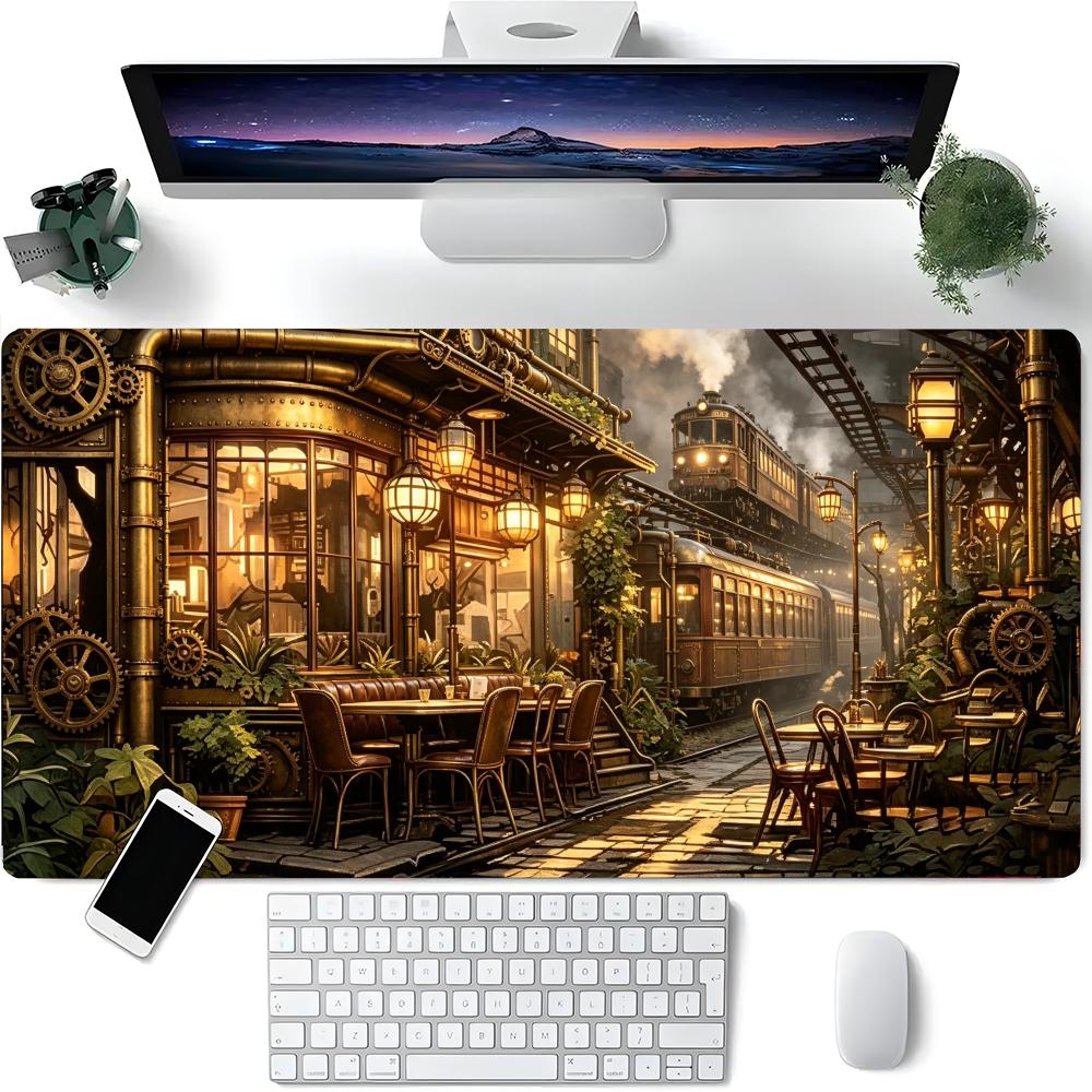 Gaming Accessories Retro - Alas Meja Stasiun Kereta Api Retro
