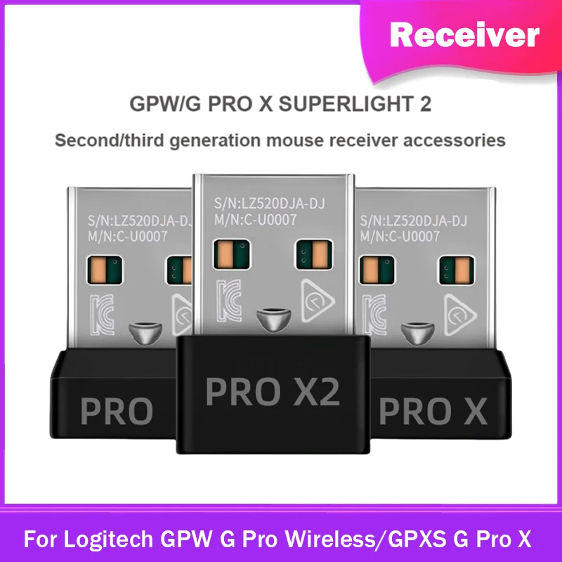 Logitech Mouse G Pro X Superlight - Logitech G Pro adaptor penerima USB