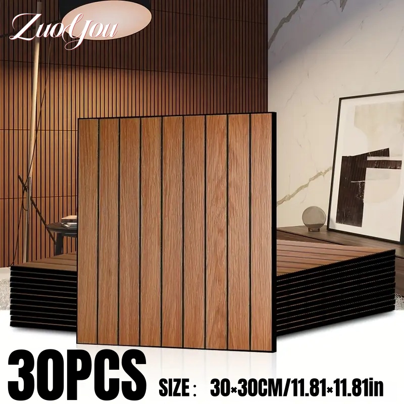 Gaming Accessories Wall - Wallpaper Perekat Dinding Motif Kayu untuk