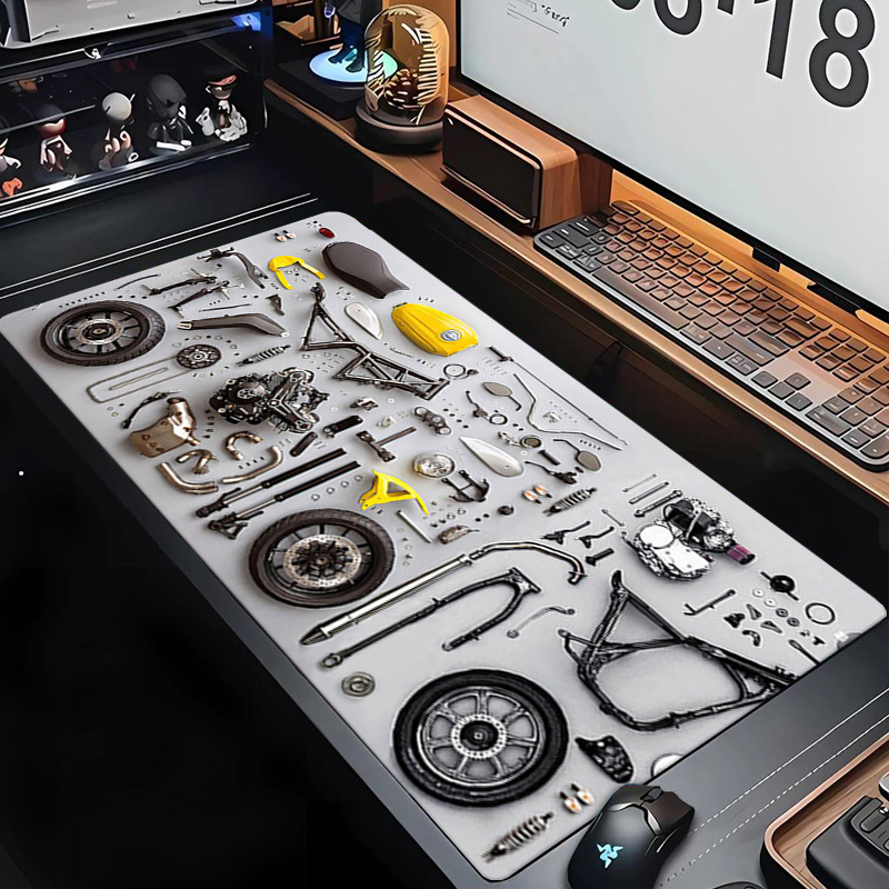 Gaming Accessories Gamer - Diagram Pembongkaran Alas Mouse Karet Alas
