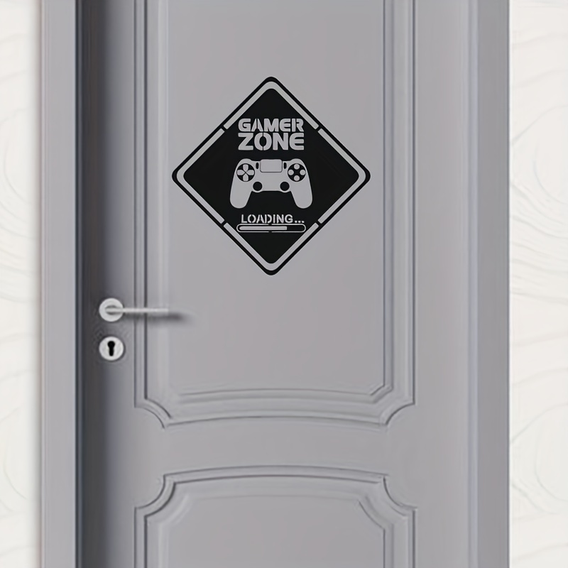 Gaming Accessories Bedroom - Stiker vinil dinding zona Gamer 1