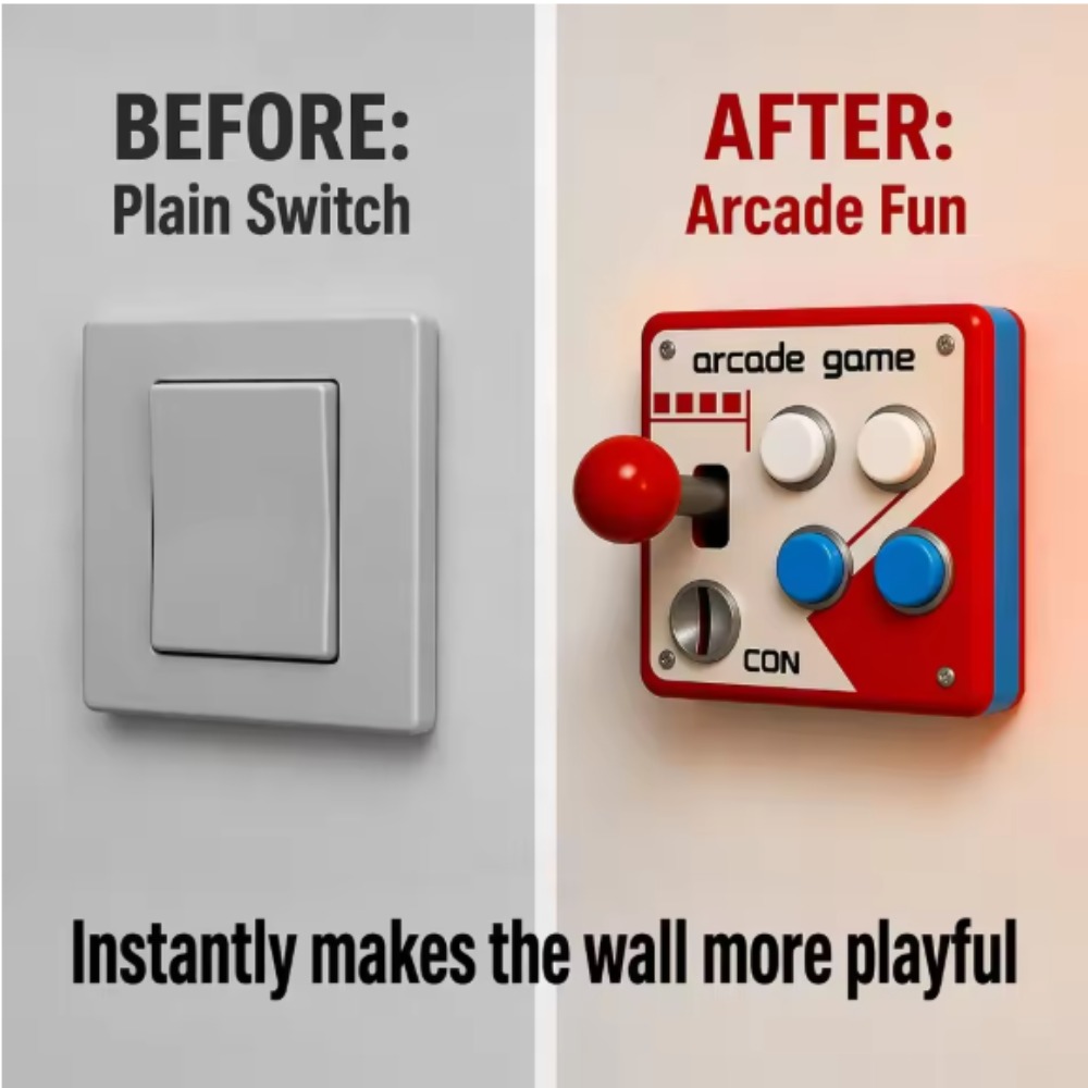 Penutup Pelat Sakelar Joystick - Gaming Accessories Bedroom ulasan dan harga