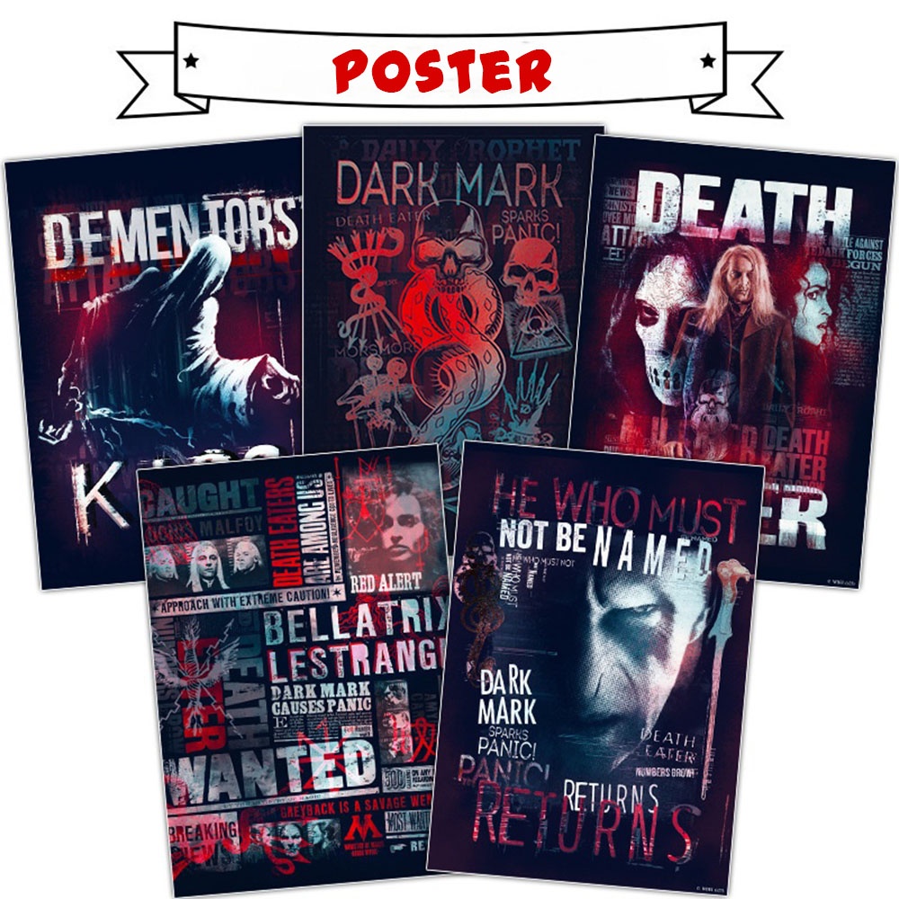 Poster Harry Potter Asli Cetak - Gaming Accessories Bedroom ulasan dan harga