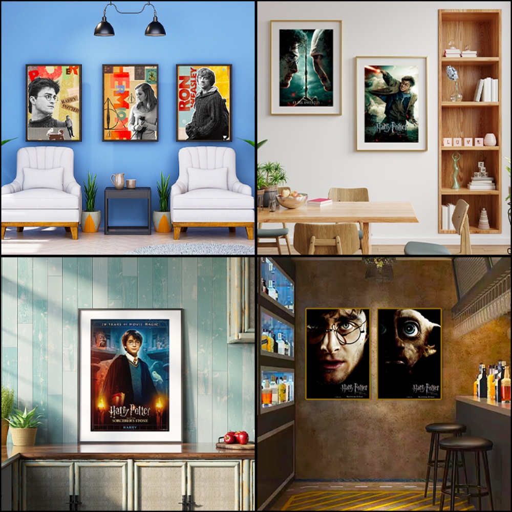 Poster Harry Potter Asli Cetak - Gaming Accessories Bedroom ulasan dan harga