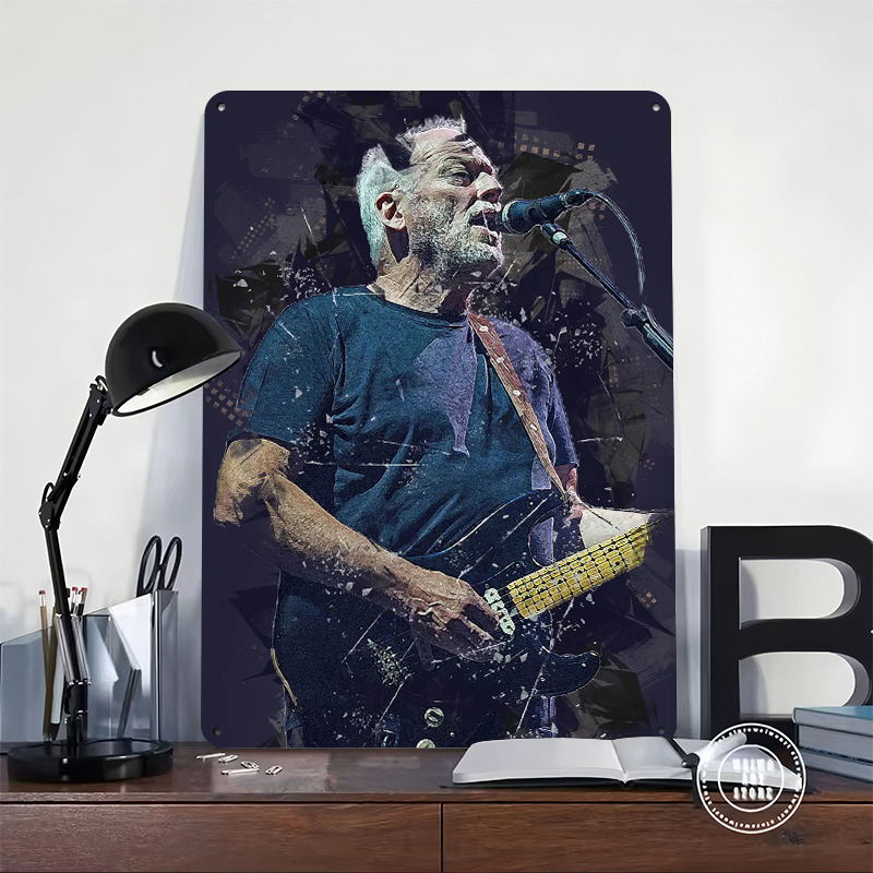 Poster Logam David Gilmour Sen - Gaming Accessories Retro ulasan dan harga