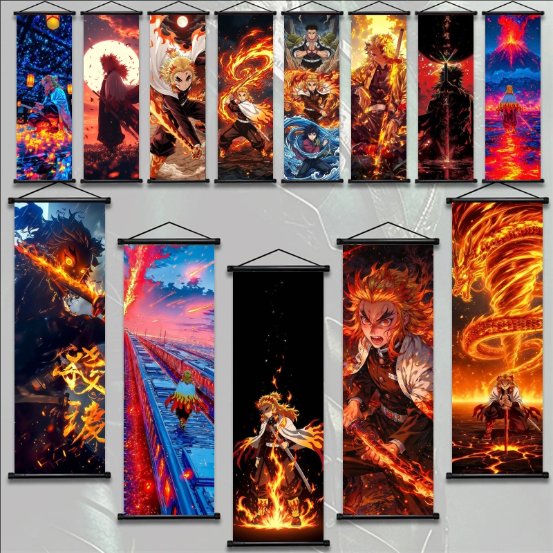 Demon Slayer Kyojuro Rengoku H - Gaming Accessories Bedroom ulasan dan harga