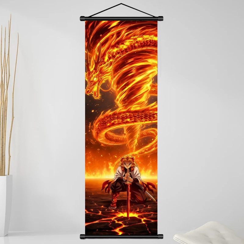Demon Slayer Kyojuro Rengoku H - Gaming Accessories Bedroom ulasan dan harga