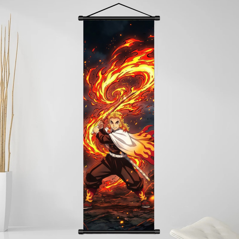 Demon Slayer Kyojuro Rengoku H - Gaming Accessories Bedroom ulasan dan harga