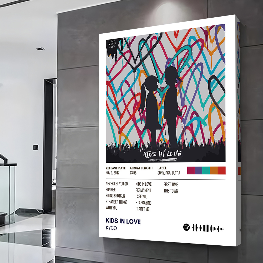Kygo Kids in Love Poster Cetak - Gaming Accessories Wall ulasan dan harga