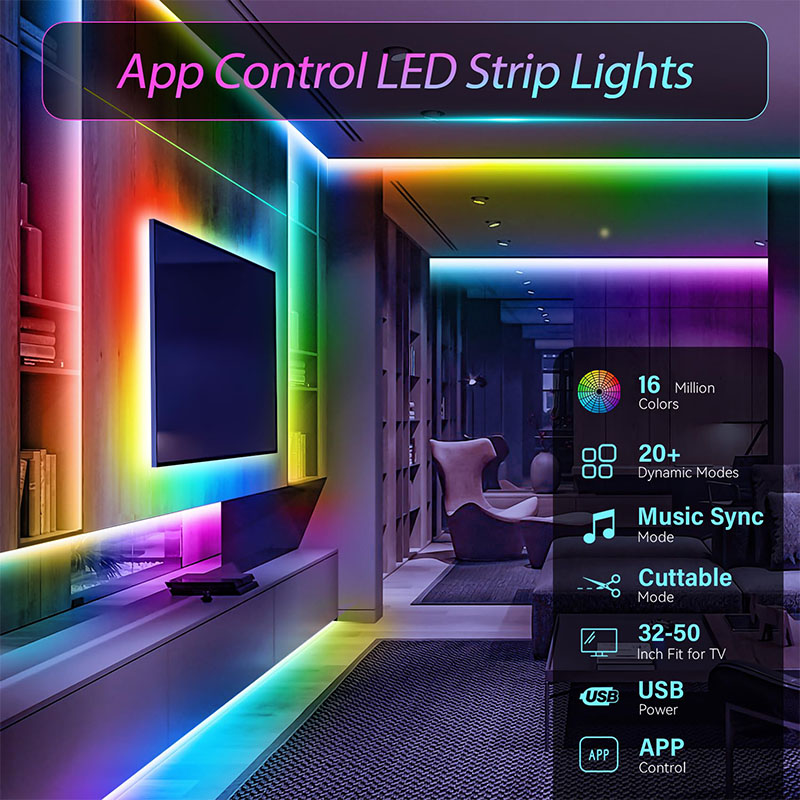 Strip LED RGB USB SMD3535 deng - Gaming Accessories Bedroom ulasan dan harga