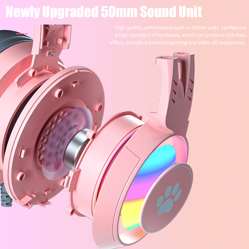 Headphone game telinga kucing  - Gaming Accessories Kids ulasan dan harga