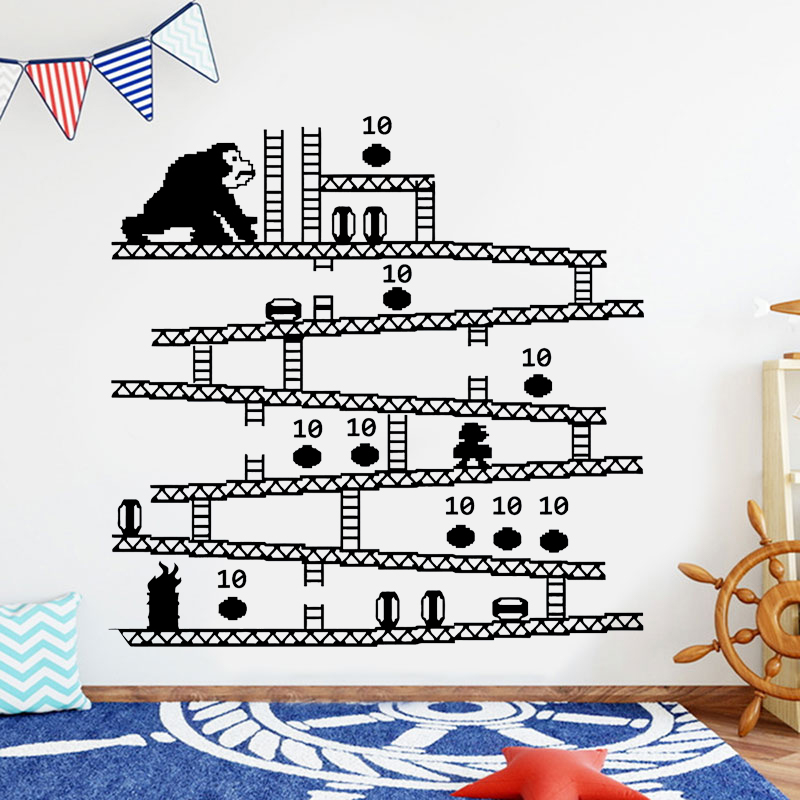 Stiker Dinding Video Game Peng - Gaming Accessories Bedroom ulasan dan harga
